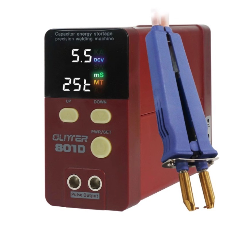 801D Multi-Functional Flat Weld/Butt Weld Dual-Purpose Handheld Mini Spot Welder