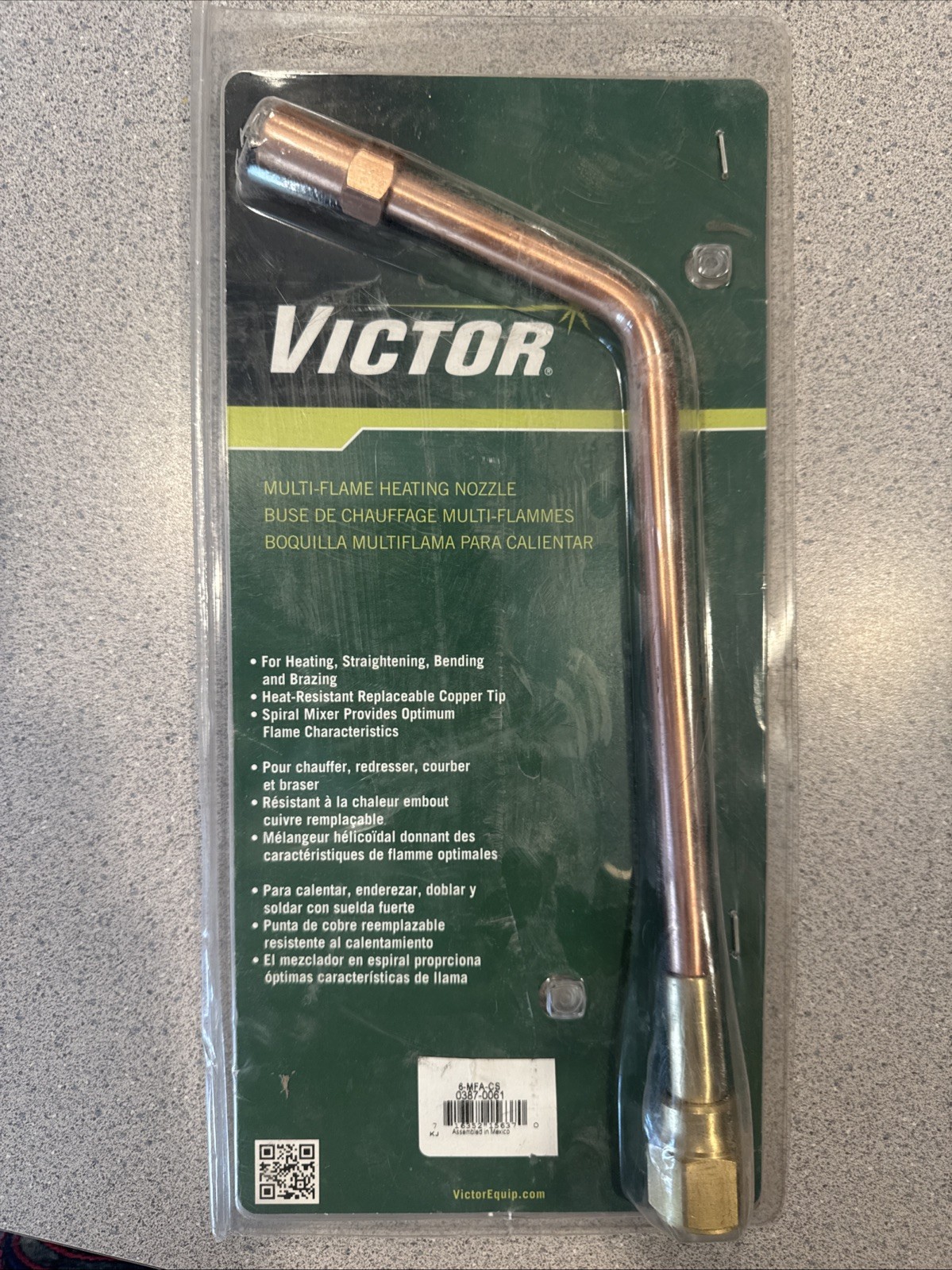 Victor 0387-0061 6-MFA-CS Heating Nozzle