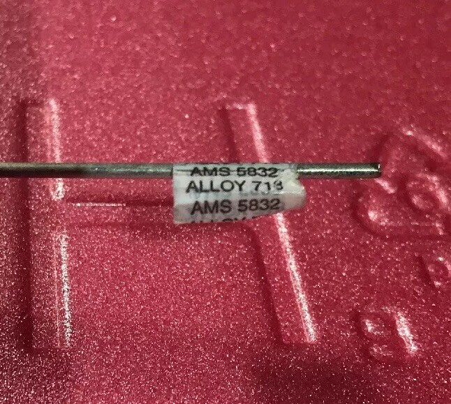 1/16” Super Alloy 718 Nickel Inconel 2 Pc’s 18” Long Bare Tig Welding Wire GTAW