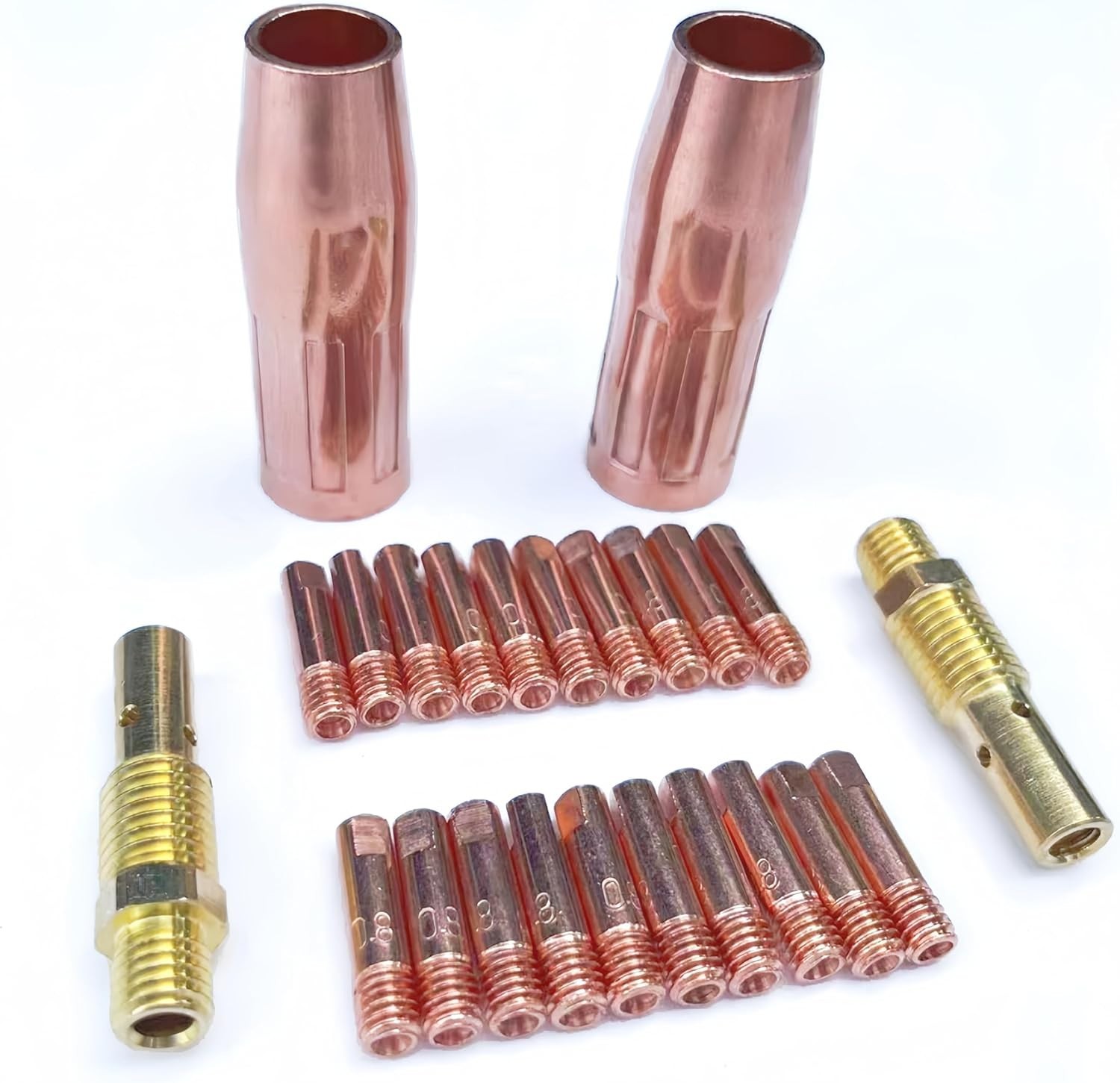 Complete MIG Welding Torch Accessory Kit – Tips, Nozzles & Diffusers Included