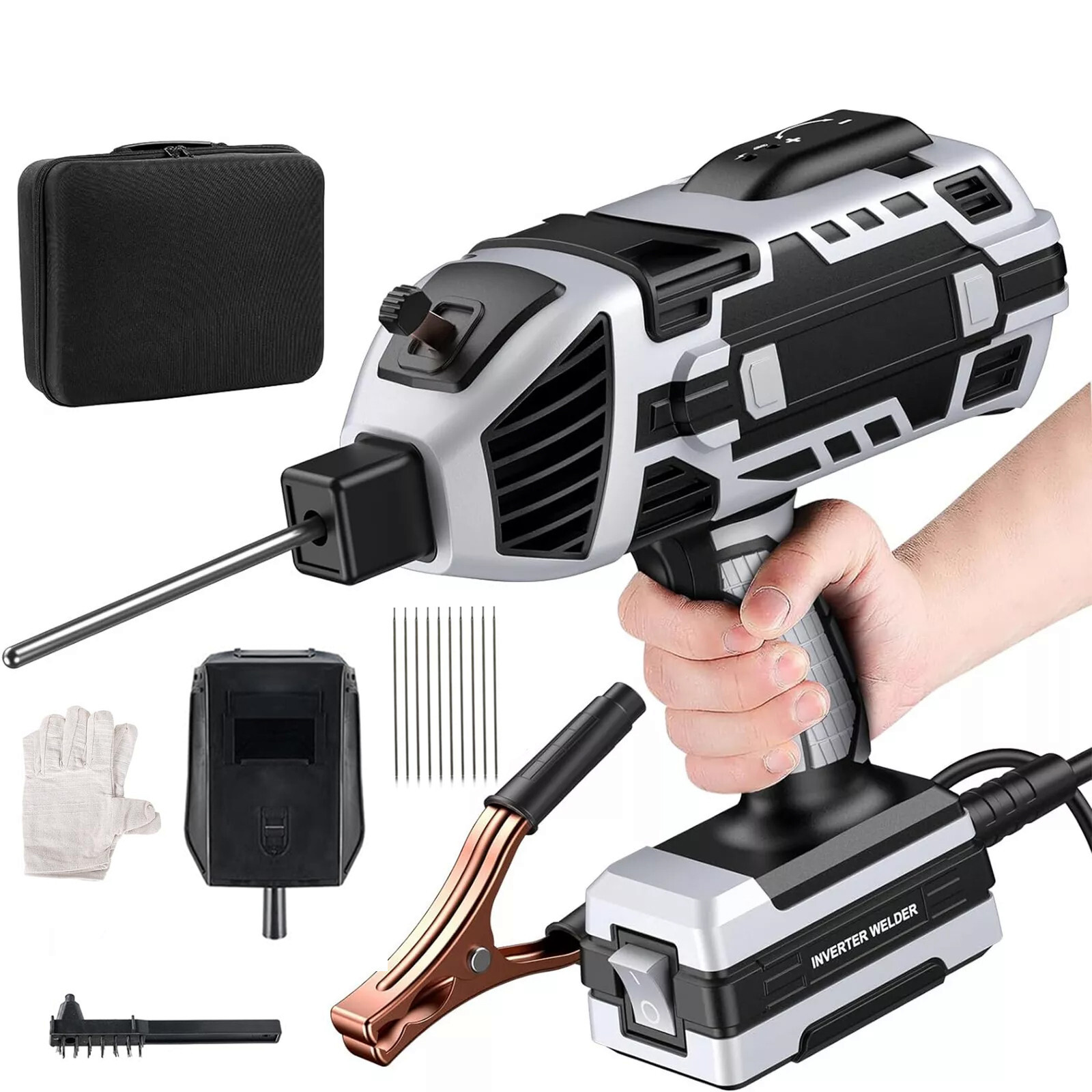 4600W Welding Machine 110V Handheld Digital Welder Gun Portable Welder Machine