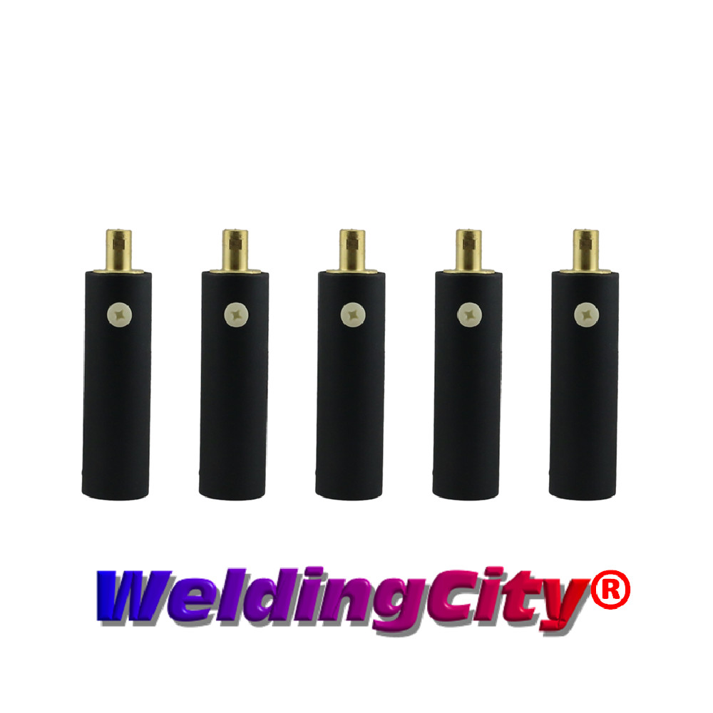 WeldingCity® 5-PK Gas Pass-Thru Cable Adapter Dinse-35 TIG Welding Torch 26 US