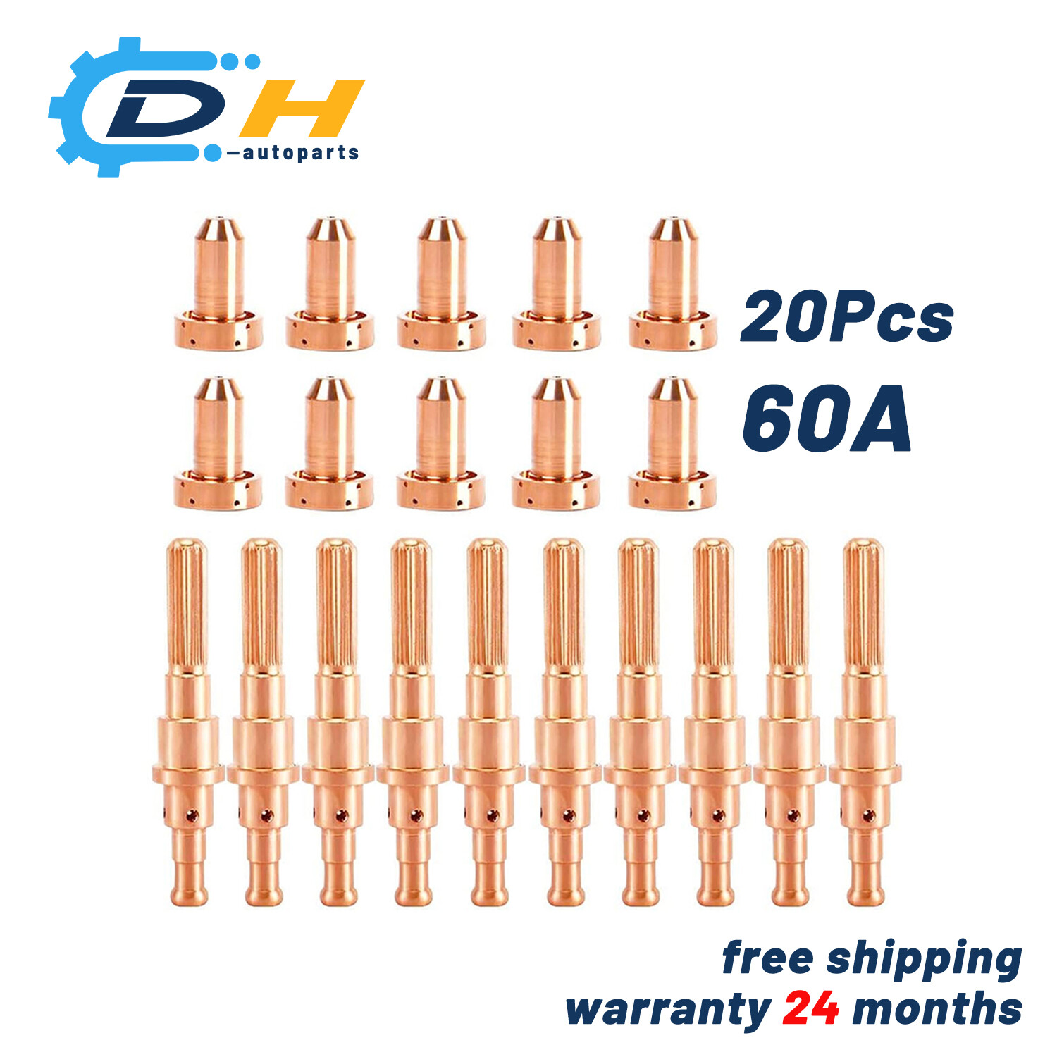 20x 60A Plasma Consumables for Thermal Dynamics SL60-SL100 PK20 9-8215 9-8210 US