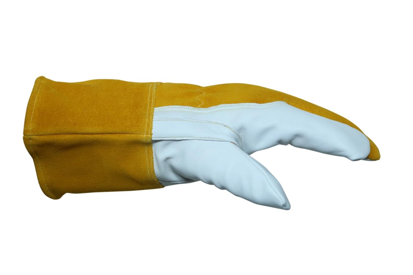 Premium TIG Welding Gloves Top Grain Goatskin Leather Gloves Unlined 4″ Cuff …