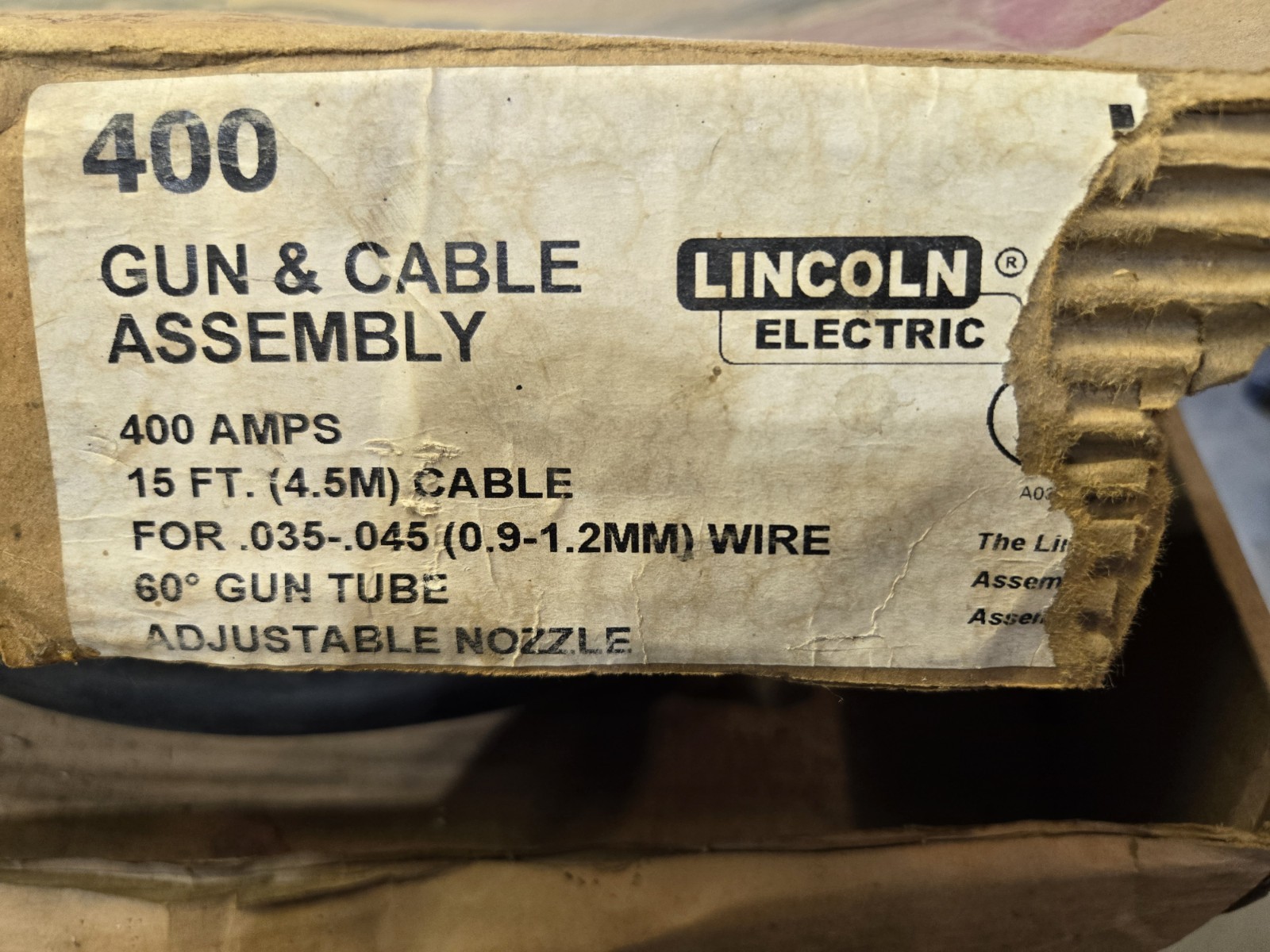 Lincoln Magnum 400 15′ Welding Gun IM381-D
