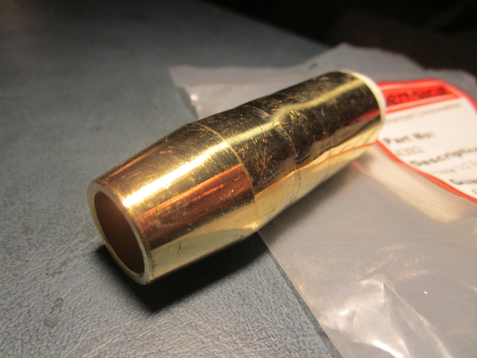 4392 Thermacut Bernard Replacement Part,Nozzle 1/2,Brass,Tapered