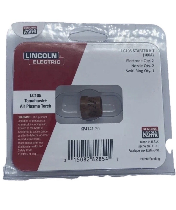Lincoln Electric KP4141-20 Consumable Starter Kit For LC105 Hand Torch