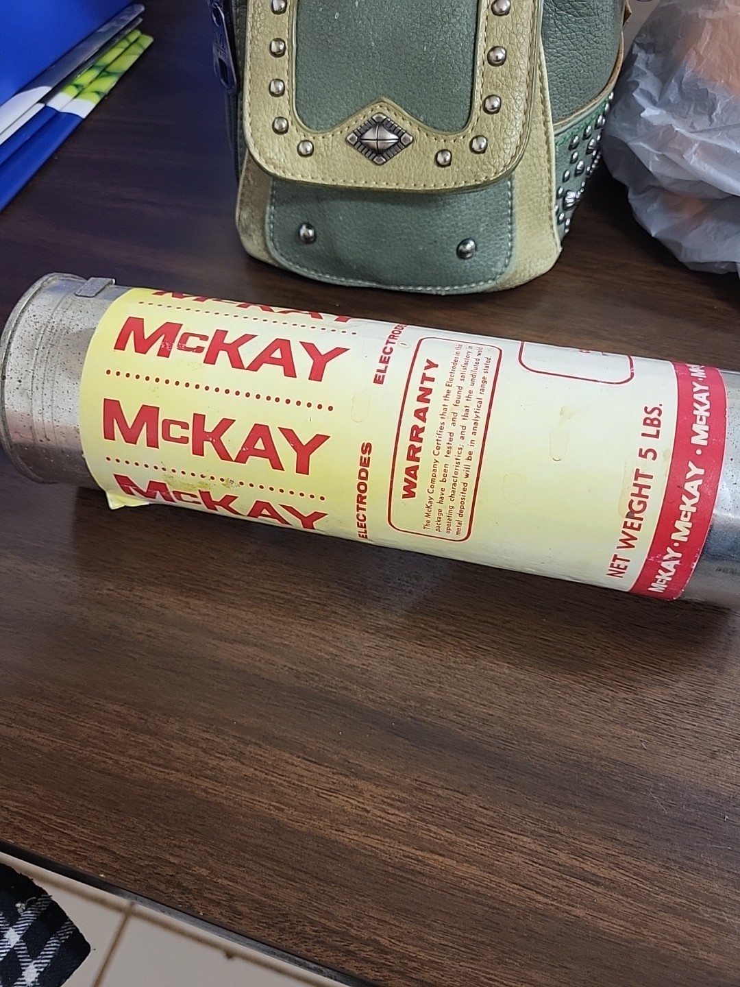 McKay Elecrrodes 5 Lbs. 3/32 316 ELC AC-DC For Stainless Steel For Welding