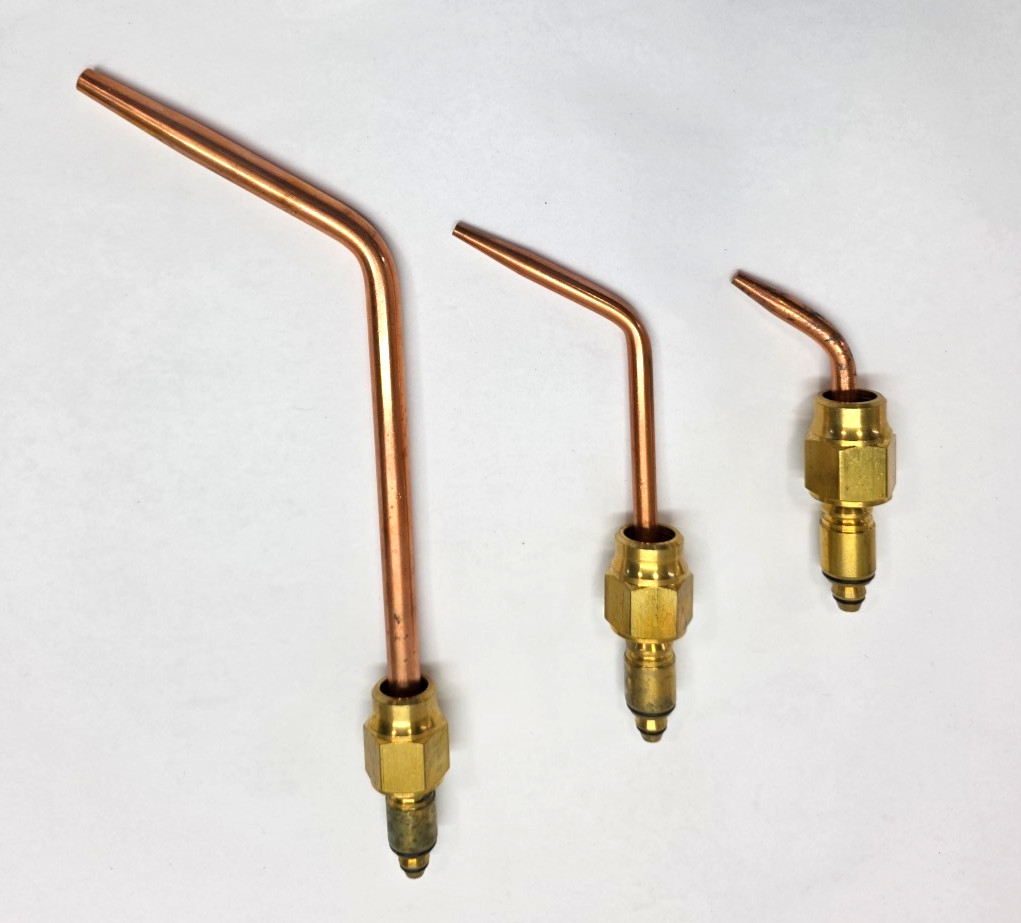 Lot of 3, Type 4, #00 #2 #6 Brazing Welding Tips USA MADE