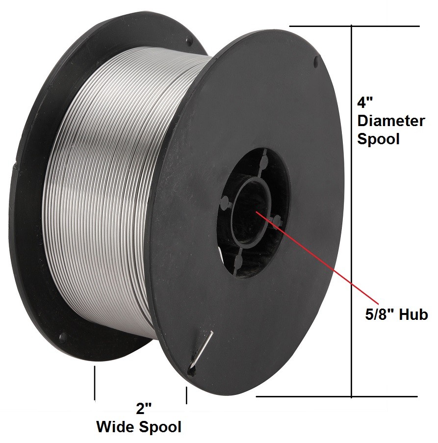 Stainless Steel ER316L MIG Welding Wire Mig 316L .030″ 2 Rolls, 2 lbs each Roll
