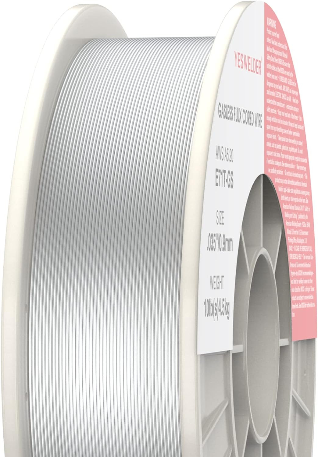 Gasless Flux Core MIG Wire, E71T-GS Mild Carbon Steel | 0.035 in on a Strong ABS