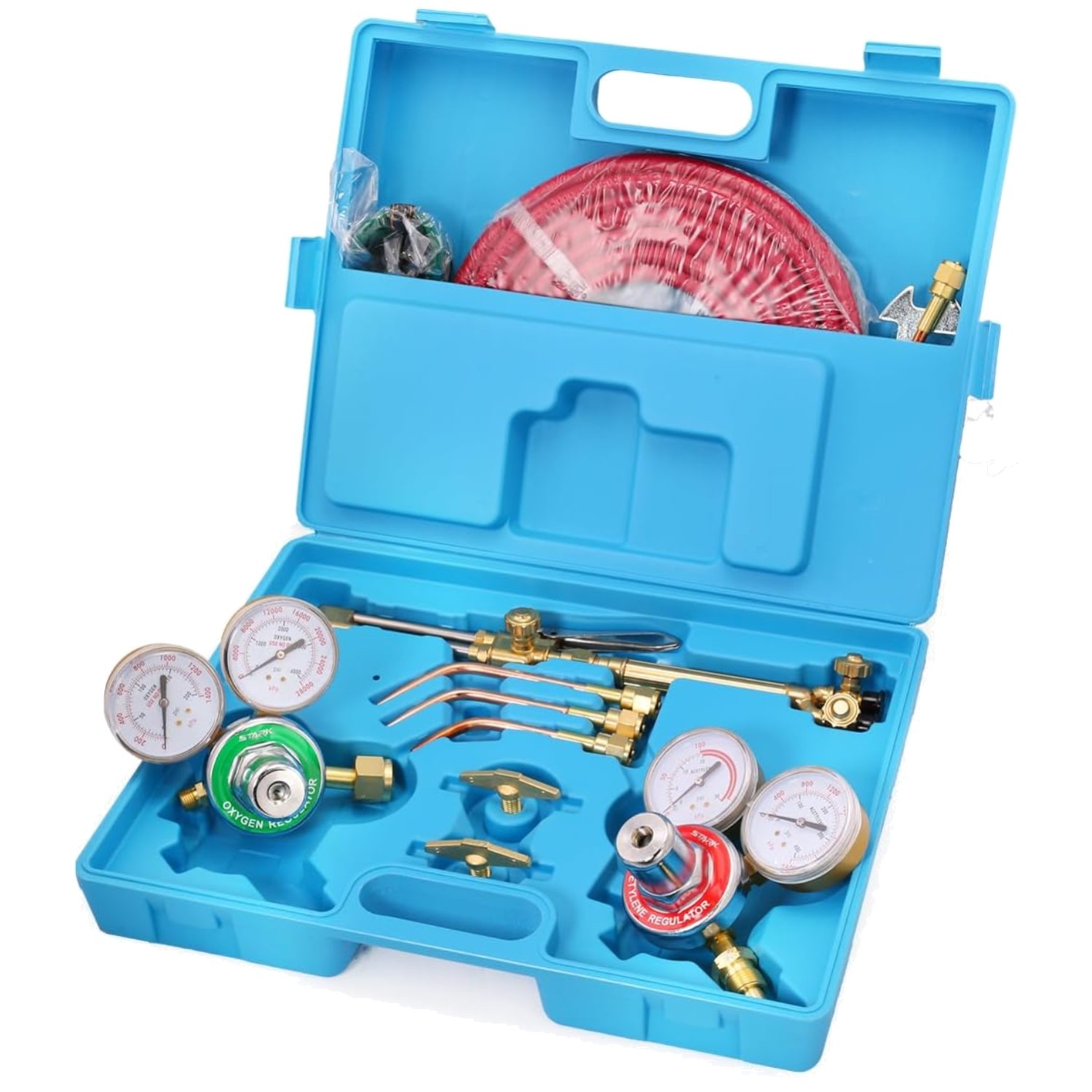 Portable Oxygen Acetylene Welder Kit with Carrying Case
