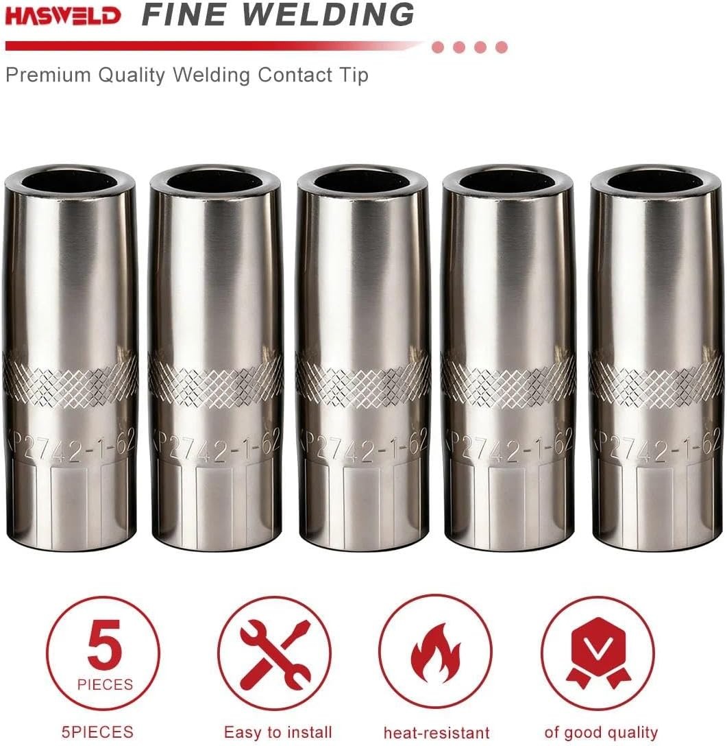 10PK Nozzle KP2742-1-62R fits Lincoln Magnum PRO 250L 300L 200/300A MIG Gun