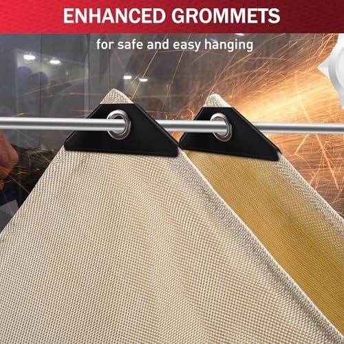 2 Pack Heavy Duty Welding Blanket 4×6 ft – Fire Resistant Heat Insulation Fabric