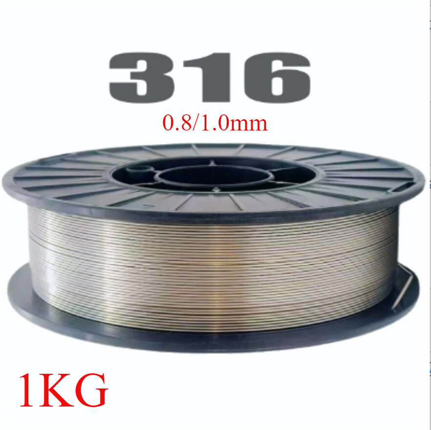 Gasless 316 Stainless Steel Wire MIG Flux Core Wires 0.8mm 1.0mm 1kg