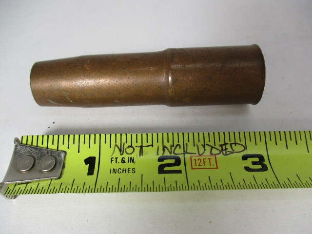 TWECO # 22-50 Welding Torch Tip with a 1/2″ Tip Hole, .700″ Other End, NOS