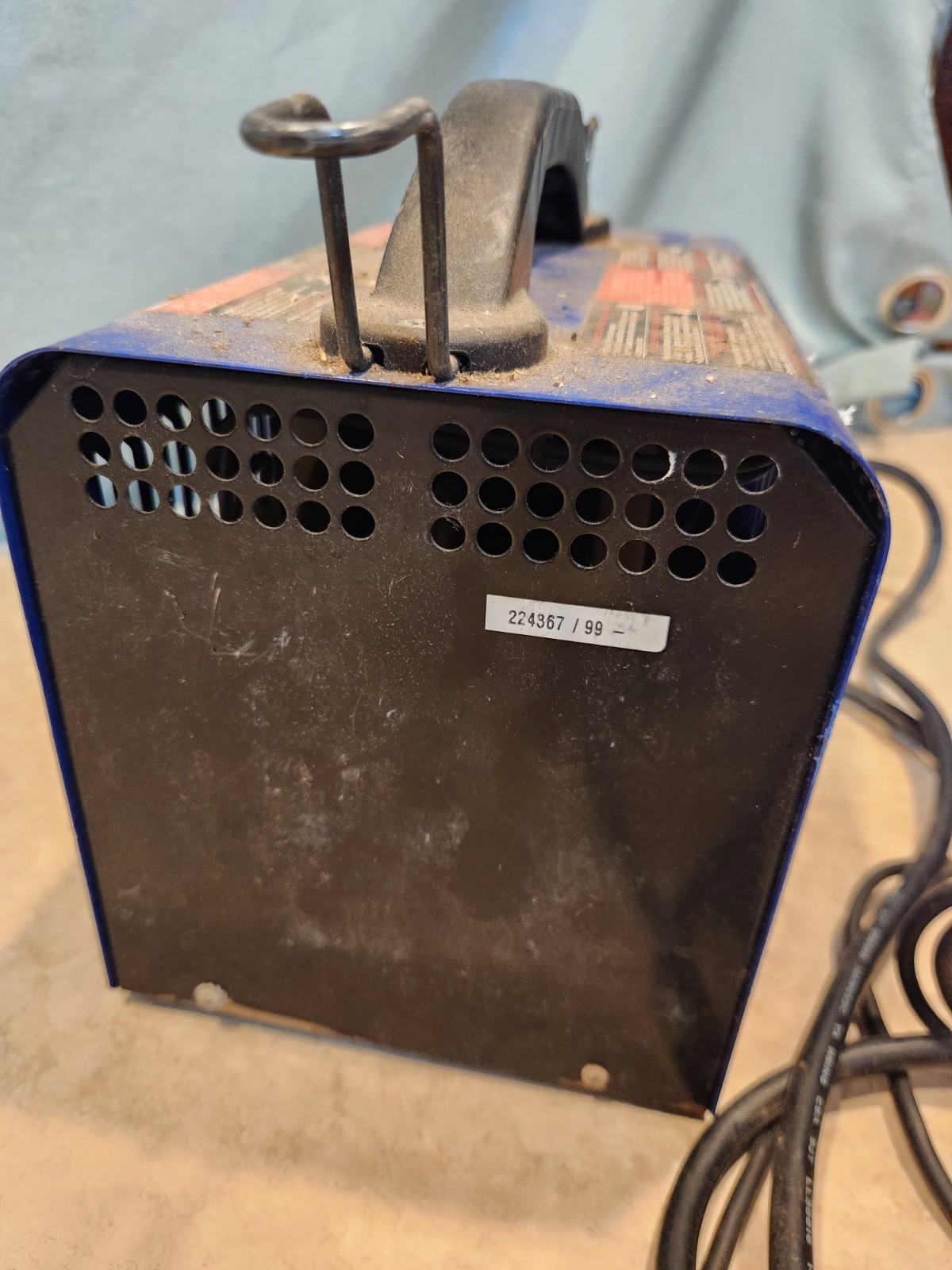 Campbell Hausfeld portable 110v Metal Arc Welder 70 Amp – Used Untested Power On