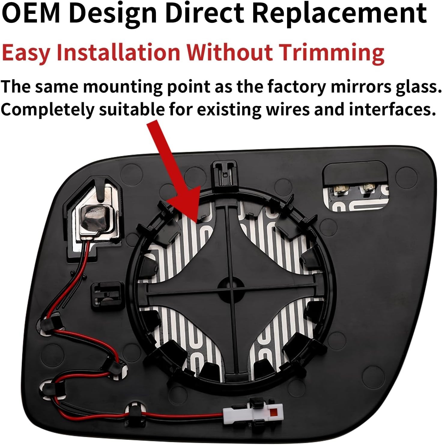Passenger Side Mirror Replacement for Ford Explorer 2011 2012 2013 2014 2015 201