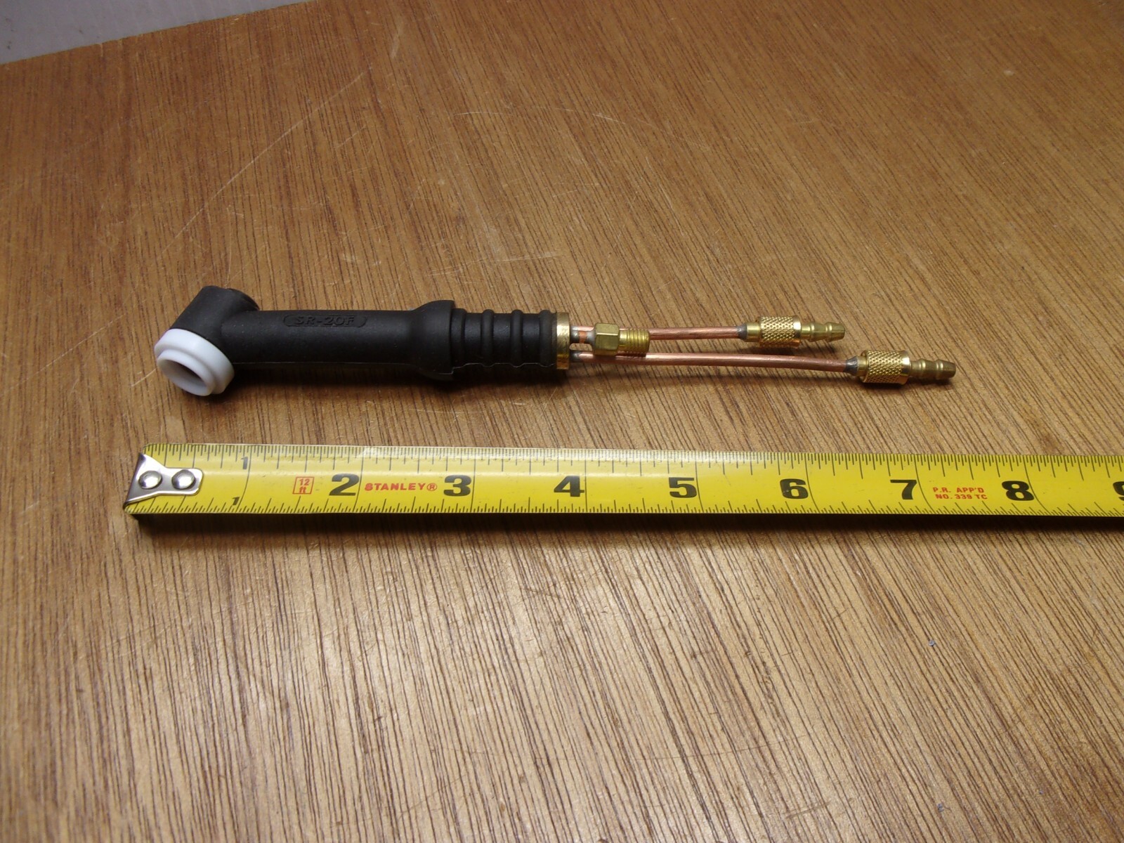 American Torch Tip 20F ATTC 250A Flexible TIG Torch Body Water Cooled 48C028 USA