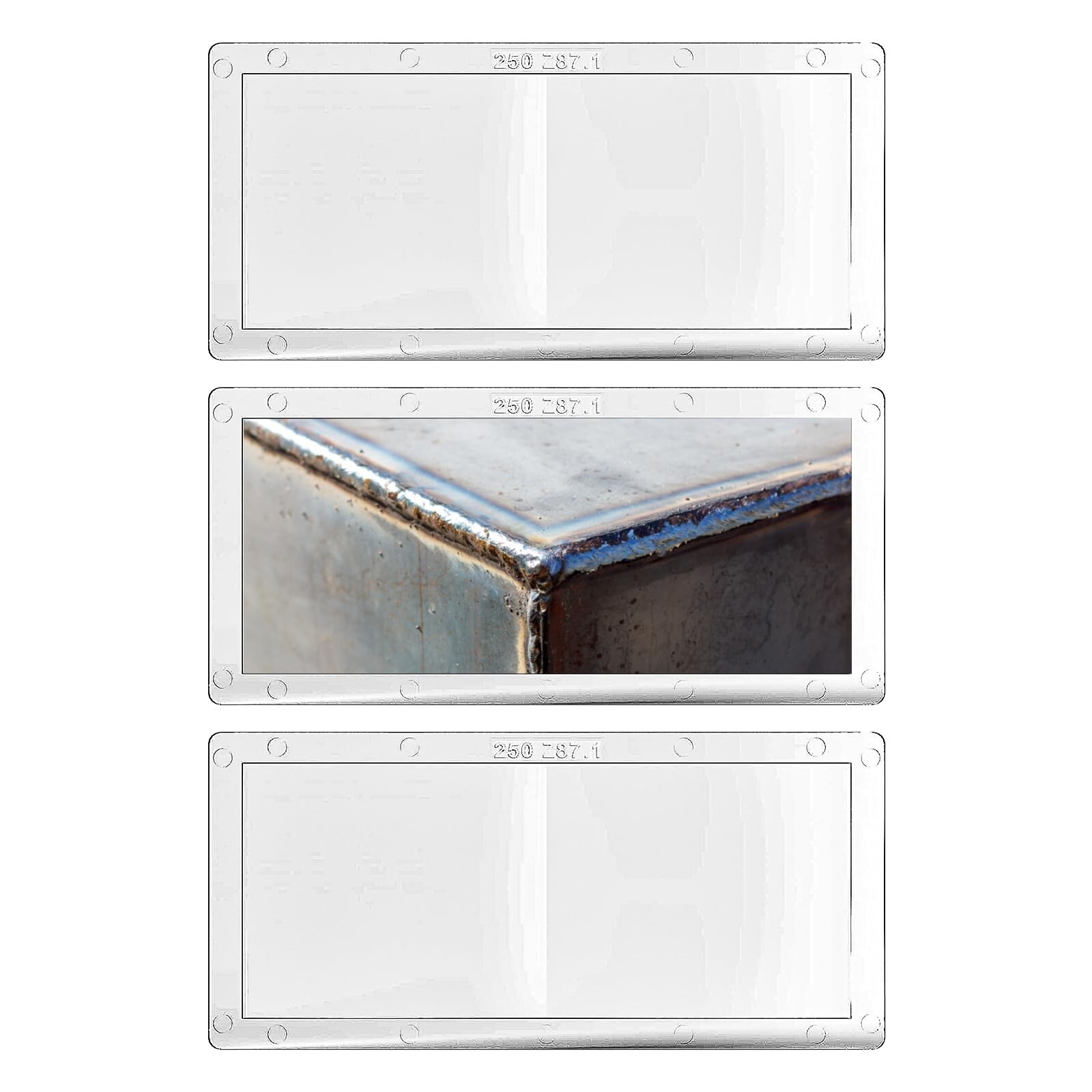 TRQWH 3/Pack Cheater Lens for Welding Helmet 2.5 Diopter Magnifying