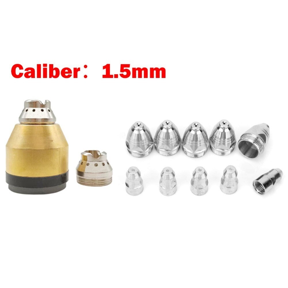 10pc Cutter Torch Set For P80 Plasma Cutting Torch Protective Cover And