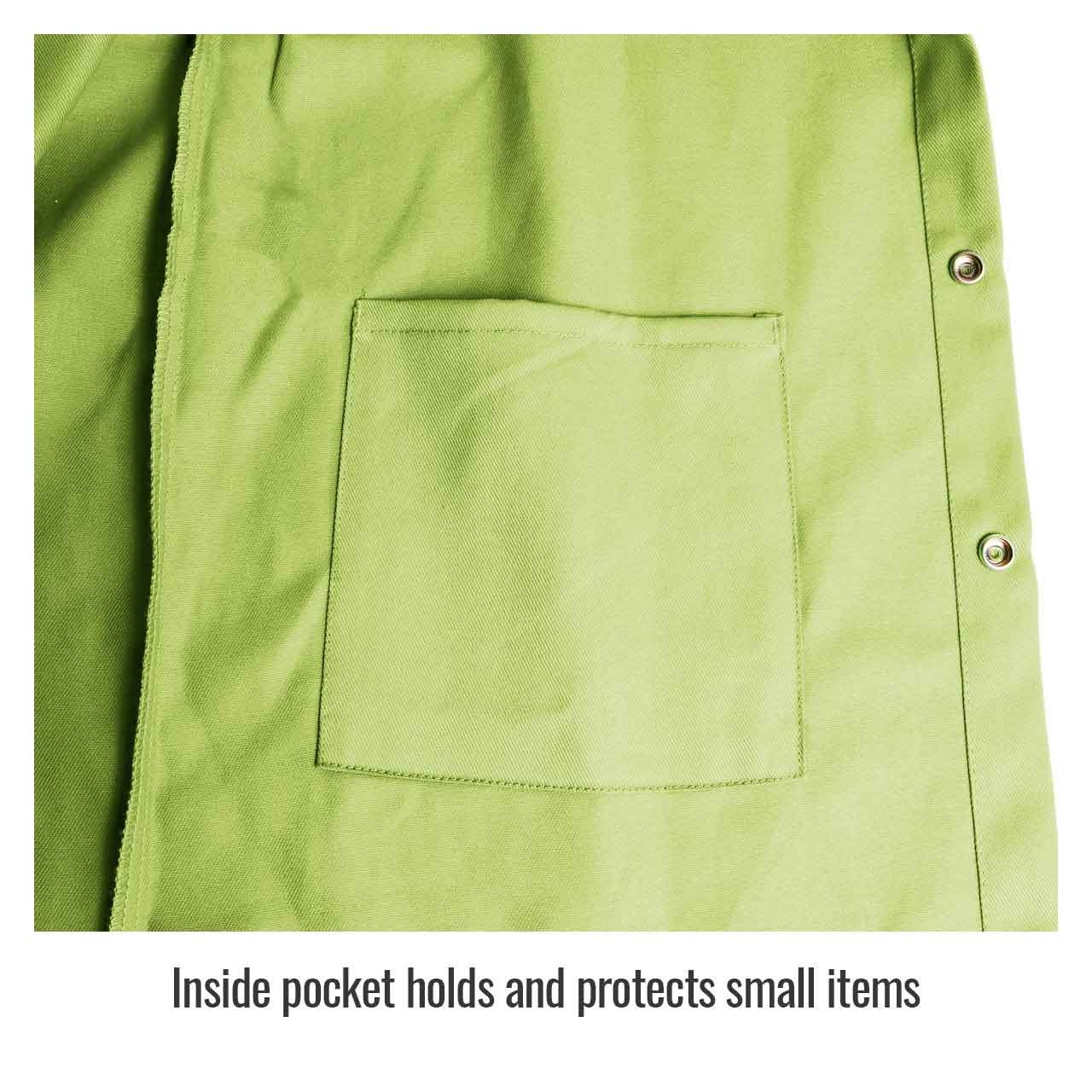 Black Stallion FL9-30C FRCotton Welding Jacket Lime 30″ 9 oz 2X-LG