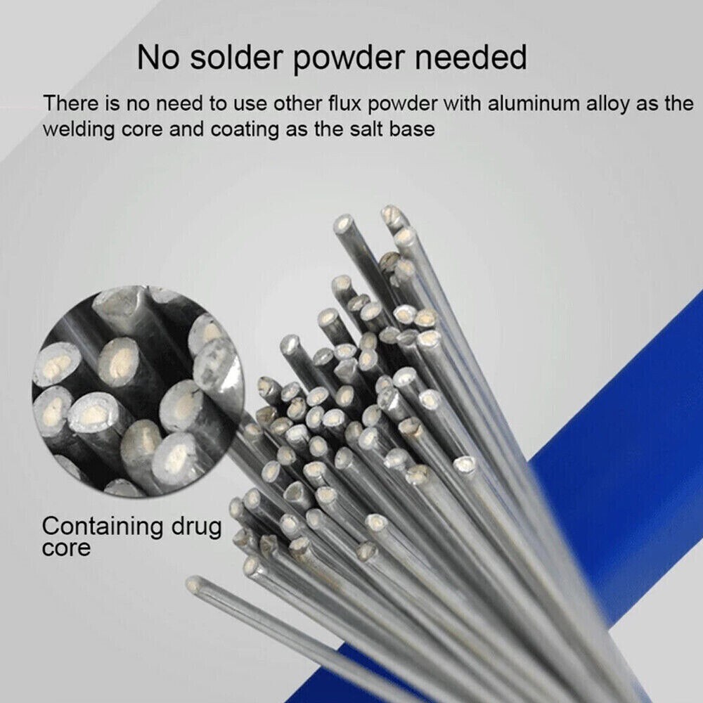 500X 1.6mm*50cm Easy Melt Aluminum Welding Rods Low Temperature Wire Brazing Rod