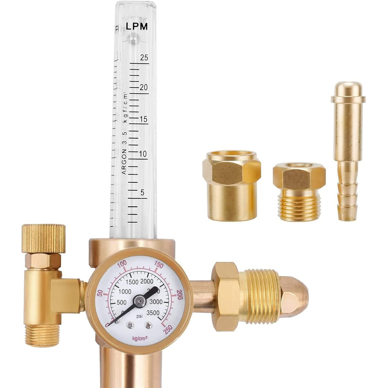 Gas Regulator Mig Tig Welder Flow Meter Argon CO2 Welding Weld Regulator Gauge