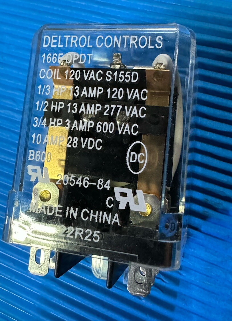 059264 RELAY 120V AC 2PDT Miller Replacement Part New AW-RE059264