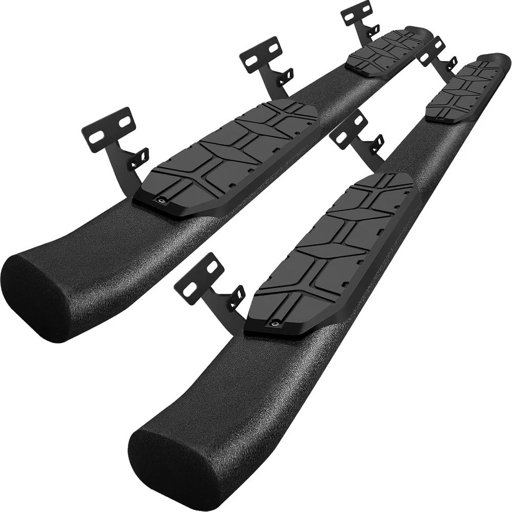 4.3 Inches Oval Tube Bar Running Boards Dodge Ram 1500 Crew Quad Cab Ram 2500