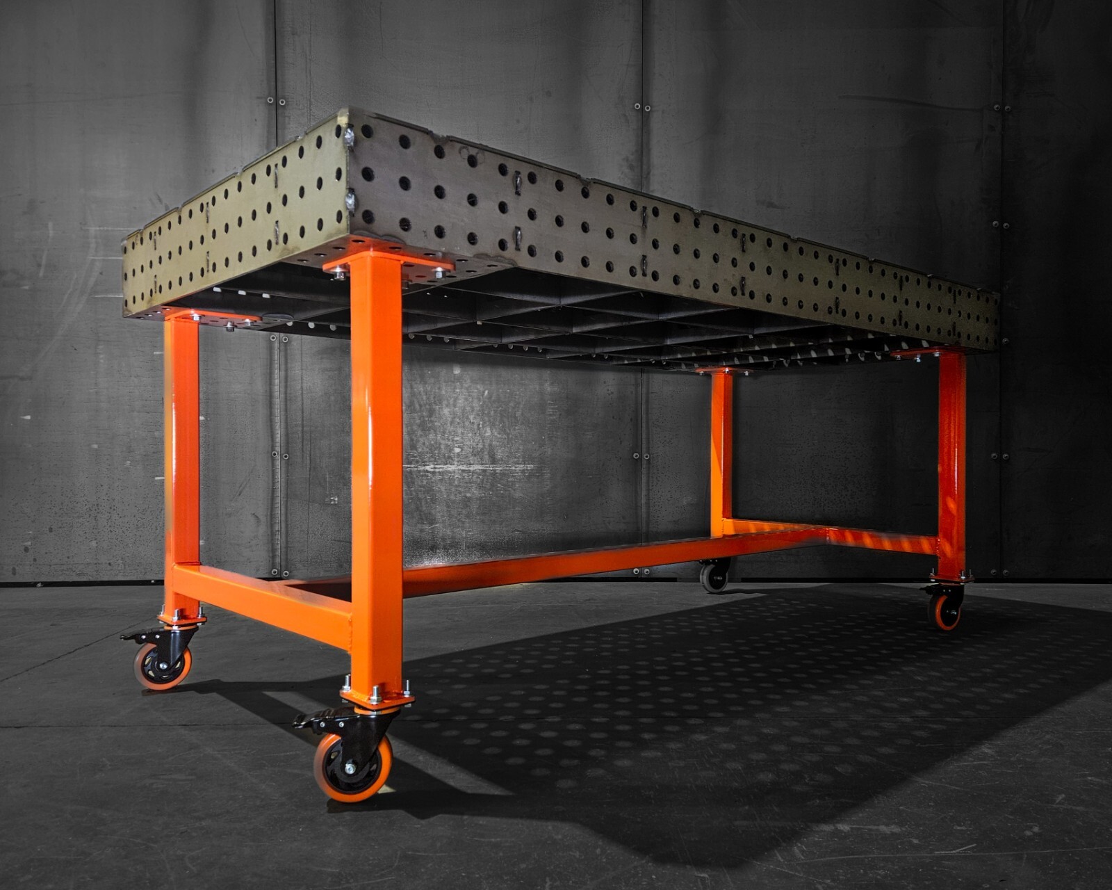 36″x96″ Welding Fabrication Table 3x8ft Fully Welded Fixture Laser Cut in USA