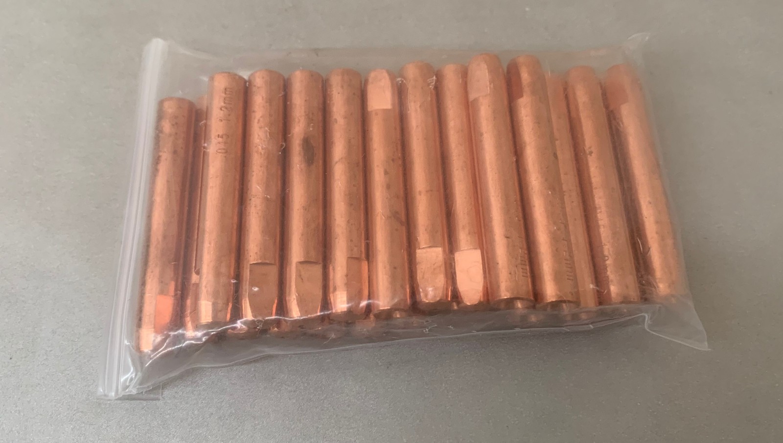 (Pack of 25) Bernard 1950 MIG Welder Contact Tip .45 (1.2mm) Non-Threaded