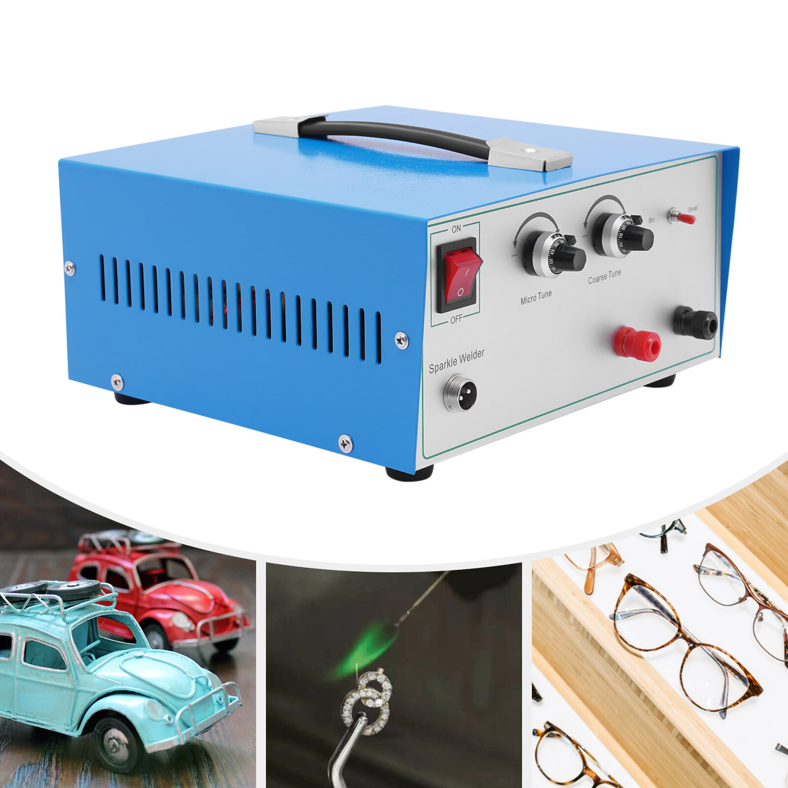 600W Spot Welder Spot Welding Machine Jewelry Tool platinum, gold, Silver