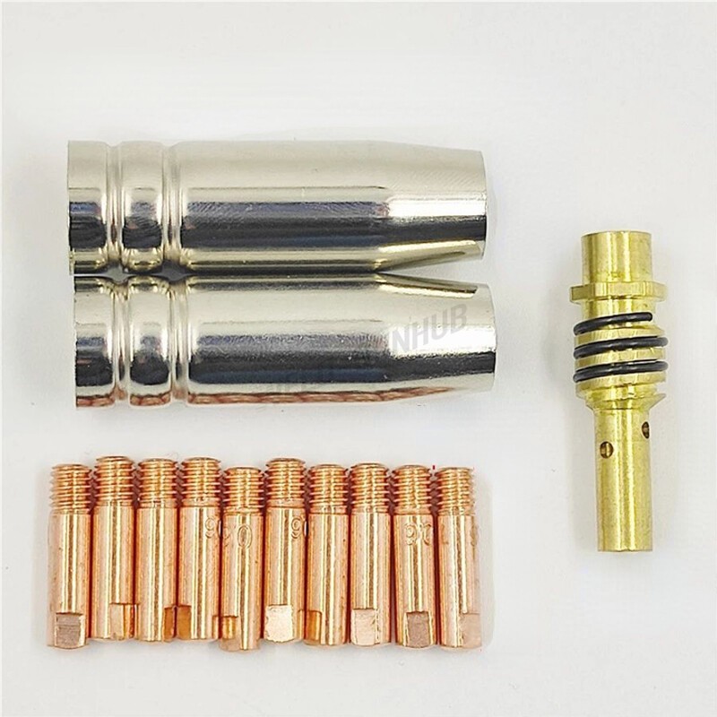 13pcs fit Titanium Unlimited 200 57862 Welder Tips Nozzle Gas Diffuser Parts
