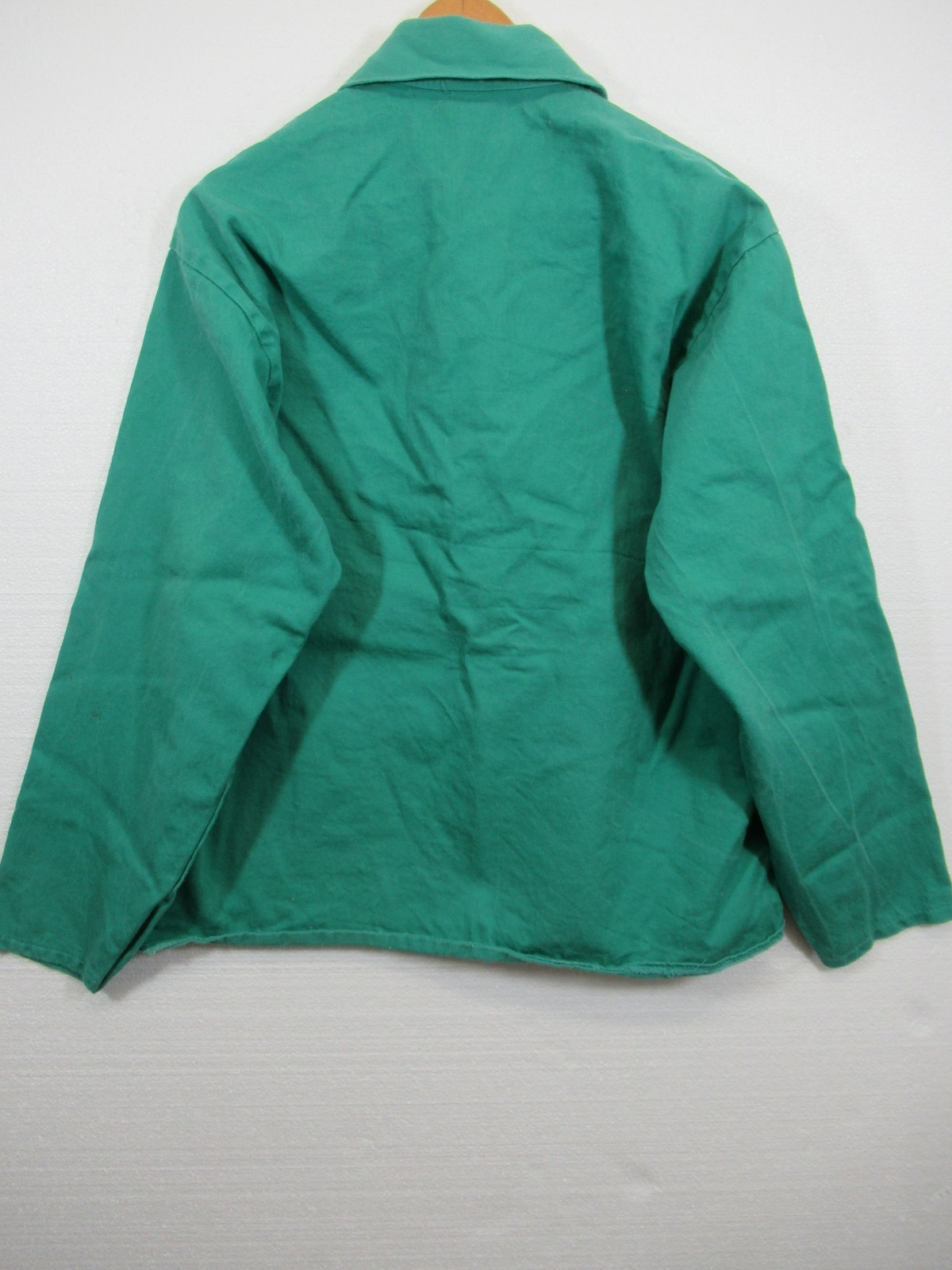 Vintage Westex Welding Shirt Jacket Men XL Green Workwear FR-7A