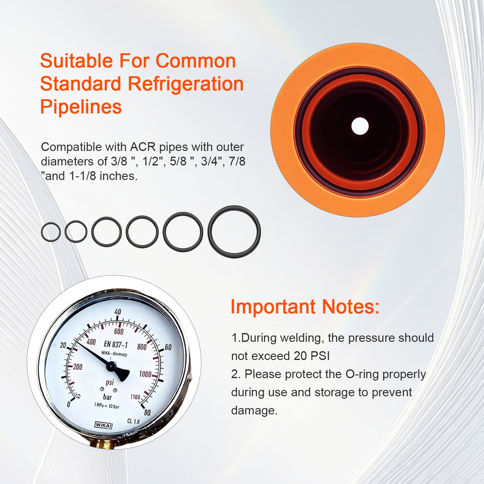 Nitrogen Purge Tool, HVAC Nitrogen Purge Regulator Adapter for Purging & Brazing