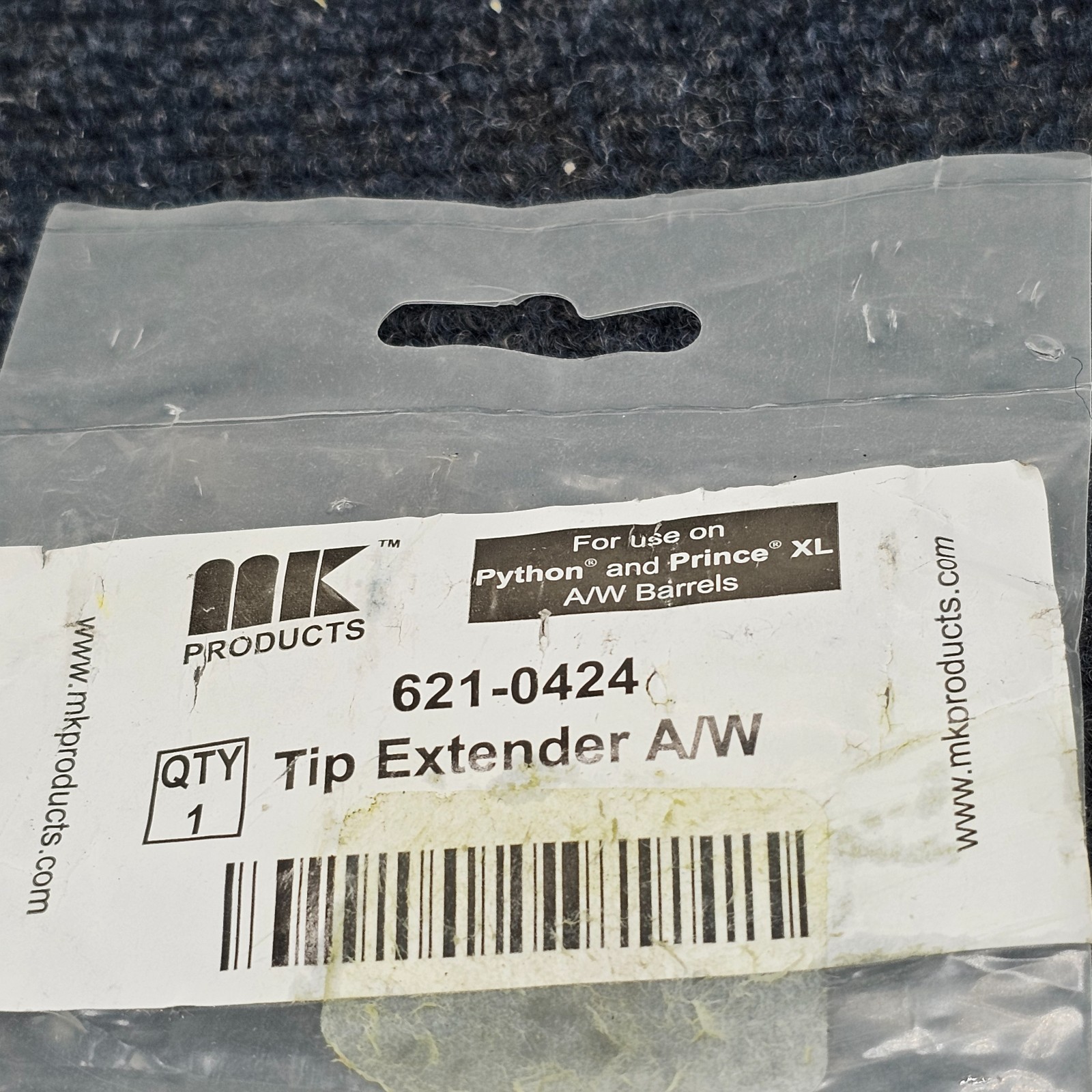 MK PRODUCTS 621-0424 : TIP EXTENDER A/W FOR PYTHON AND PRINCE XL A/W BARRELS