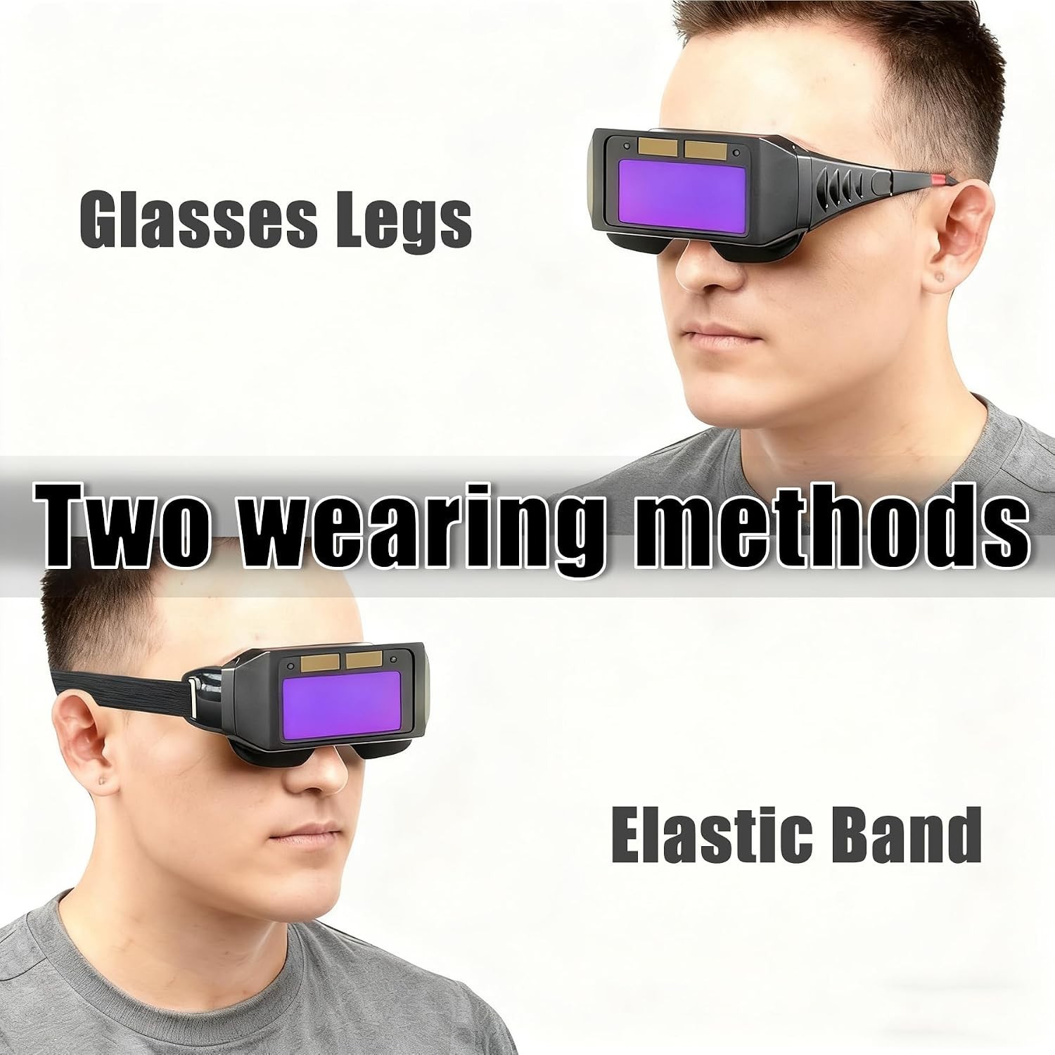 Welding Glasses Safety Welding Goggles LCD Protective Solar Powered Auto Dark…