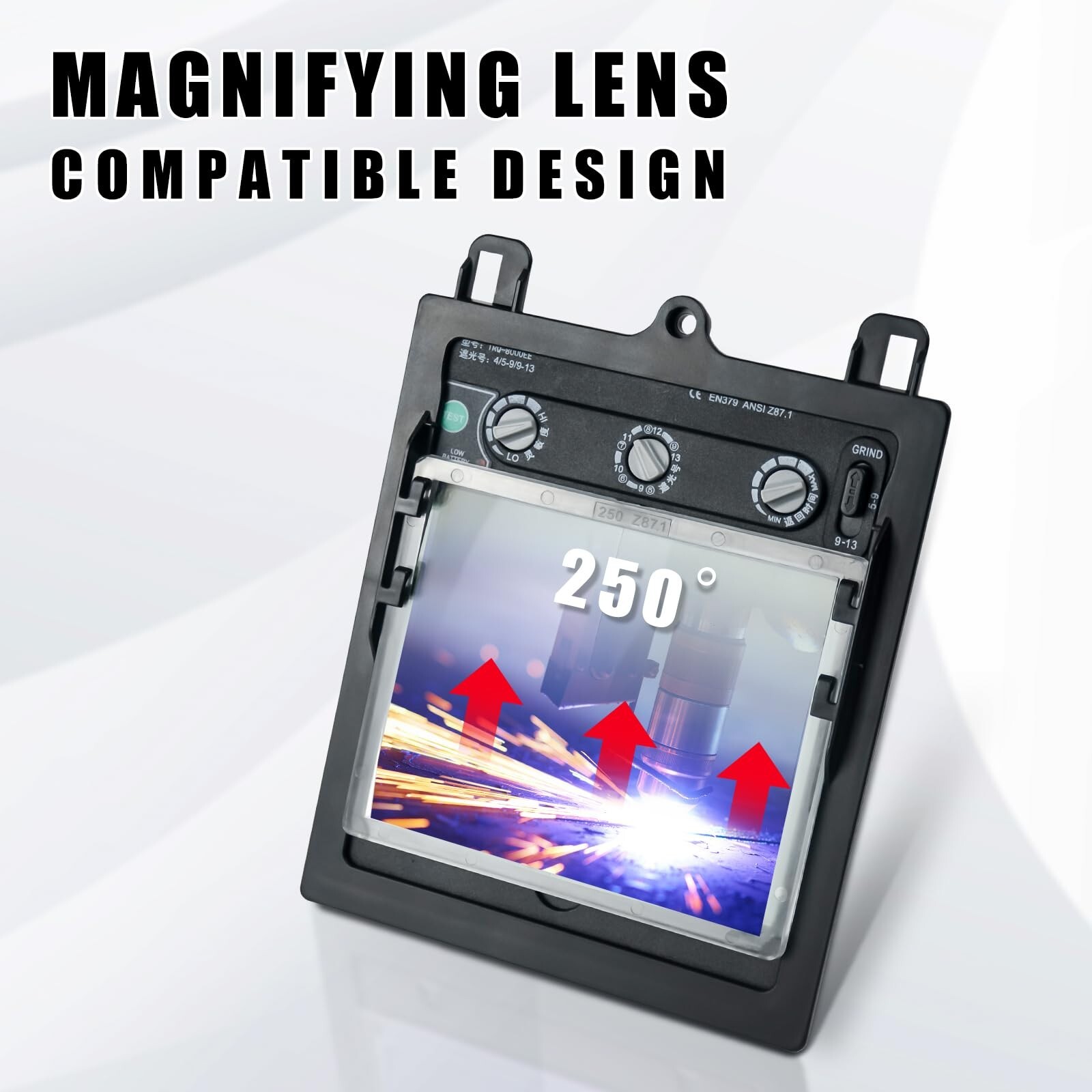 TRQWH 2/Pack Welding Helmet Cheater Lens 2.5 Diopter Magnifying Set