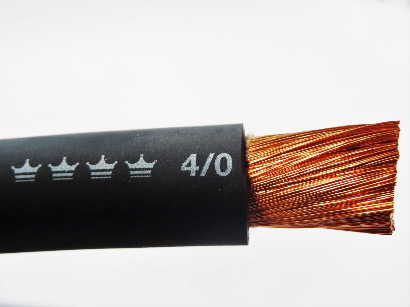 150′ 4/0 EXCELENE WELDING CABLE BLACK MADE IN USA 600V UP TO 600 AMPS