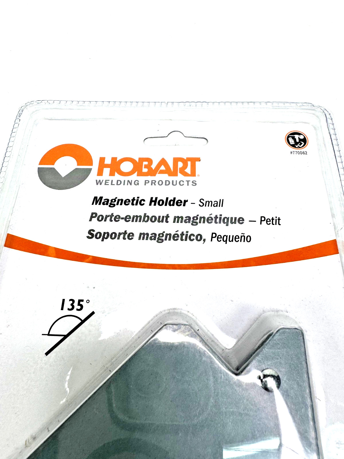 Hobart Welding Products Small Magnetic Holder (45/90/135 Degree Angles) #770062