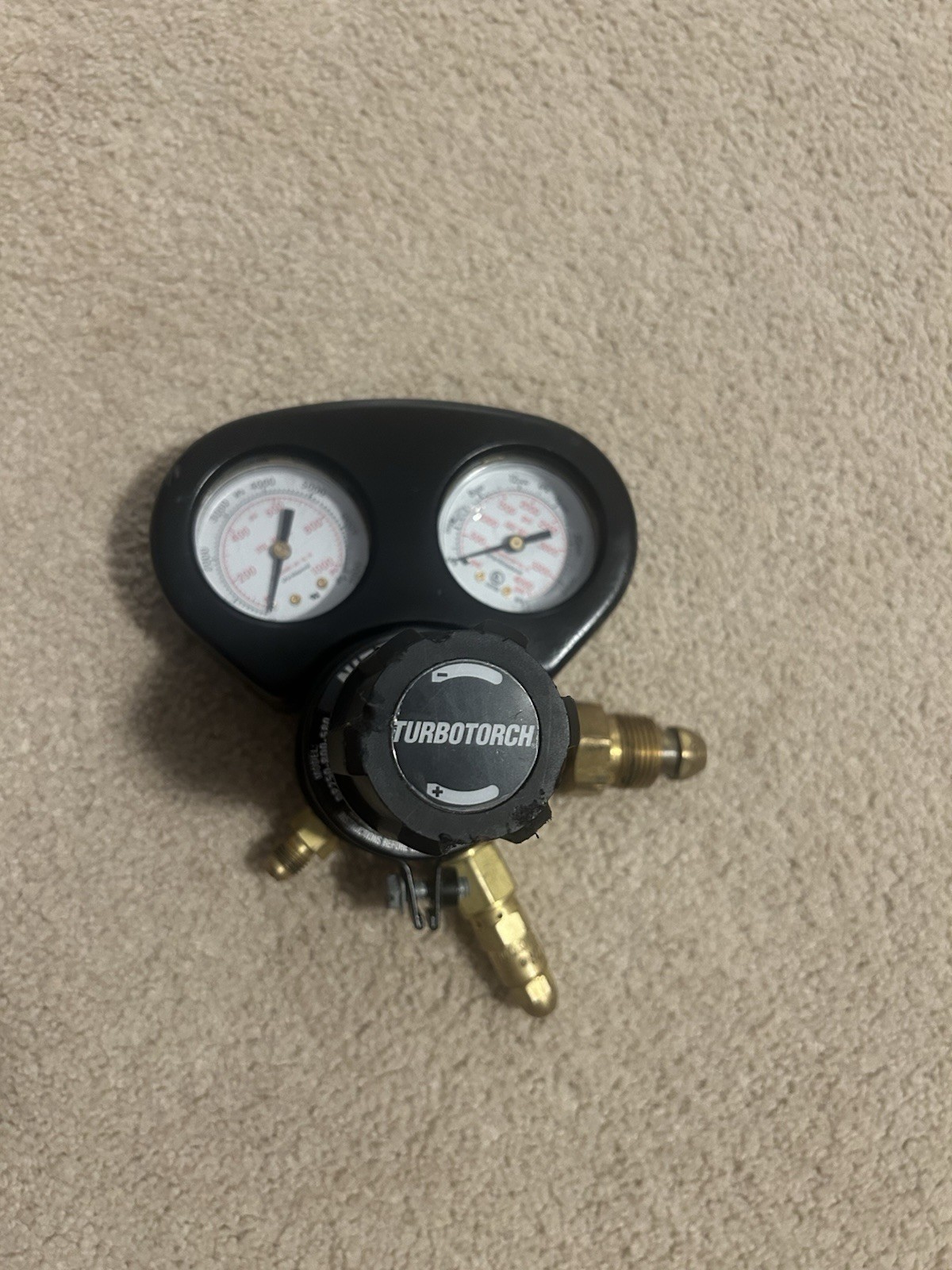 Turbo Torch DP250-800-580 High Pressure Nitrogen Purge Regulator (0-800 PSI)