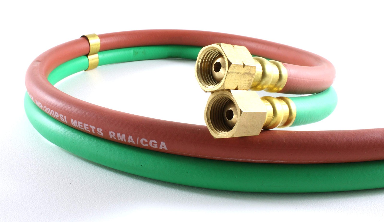 Süa Sa – 50 Feet Grade T – 1/4 Oxyfuel Twin Hose Bb Fittings