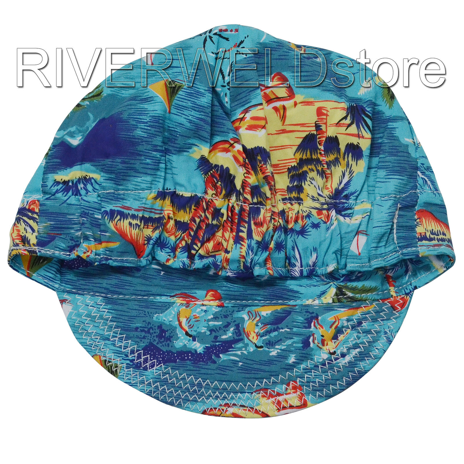 Perimeter 24 inch Fashion style cotton mesh lining Welding Caps for Welders