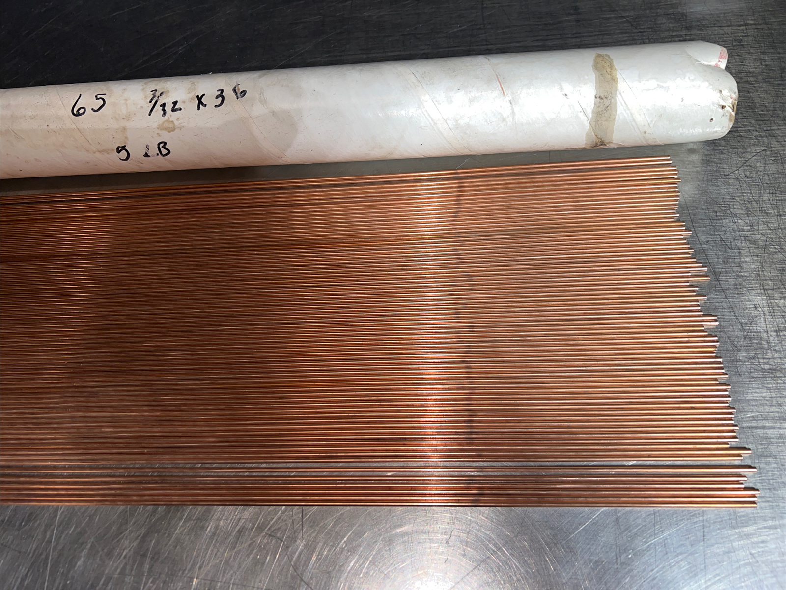 Nos Surplus Open Box 69 Brazing Rods. 3/32 X 36