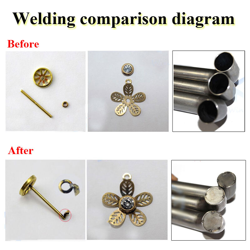 Automatic Spot Welder Pulse Argon 100W Welding Machine 220V/110V Jewelry Repair