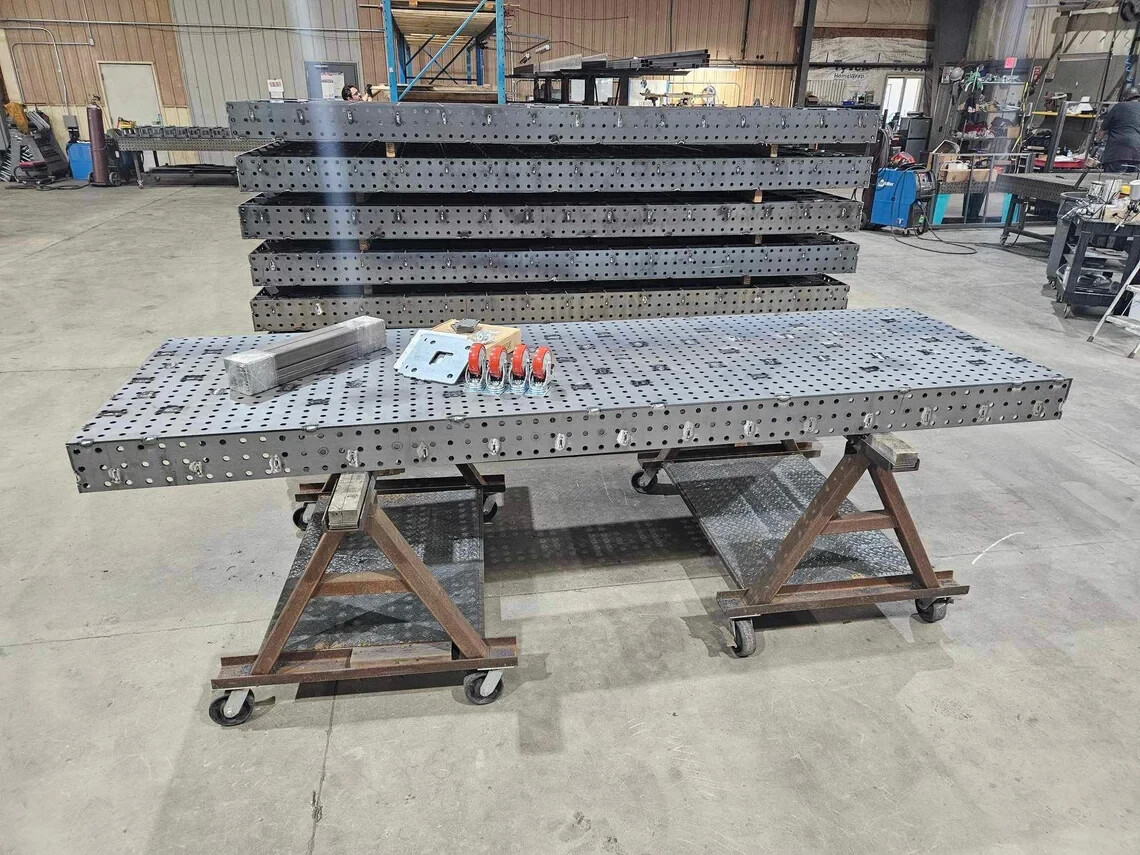 60″x120″ Welding Fabrication Table 5x10ft DIY Flat Kit Fixture Laser Cut in USA