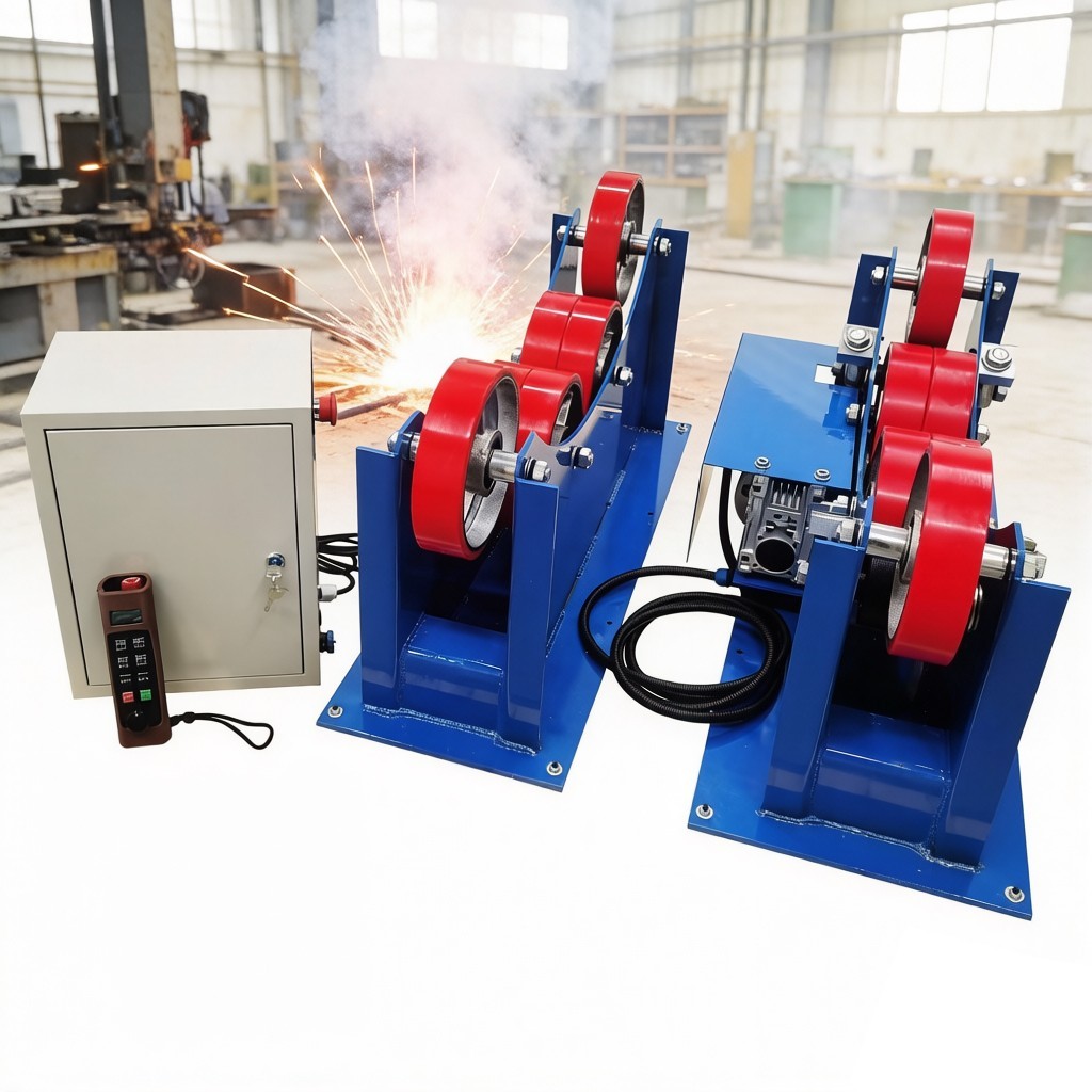70-1200mm Tank Turning Welding Rolls Holder 220V 3T Remote-controlled Roller