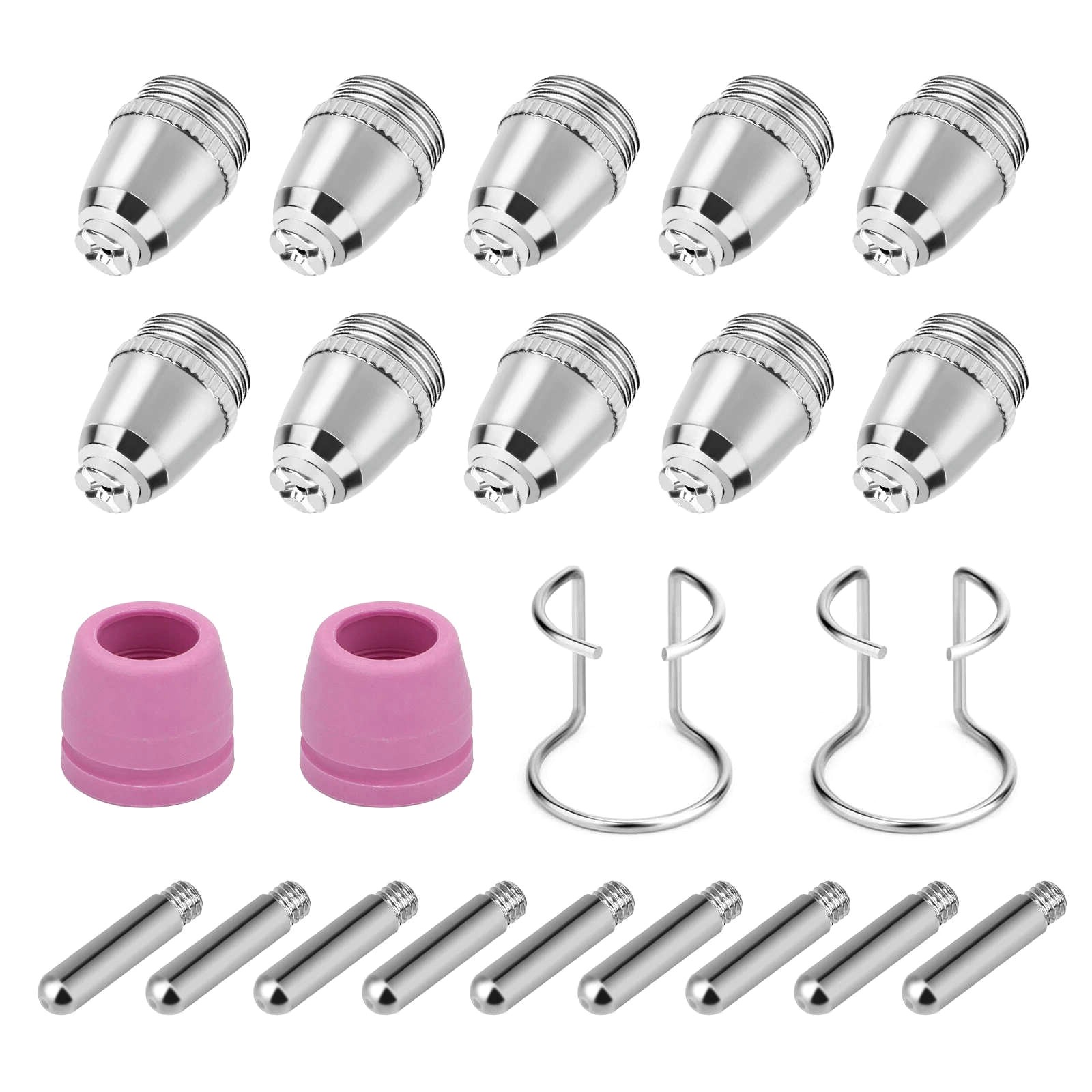 24pcs New Plasma Cutter Torch Consumables Complete Kit for CUT60SP, CUT50DP
