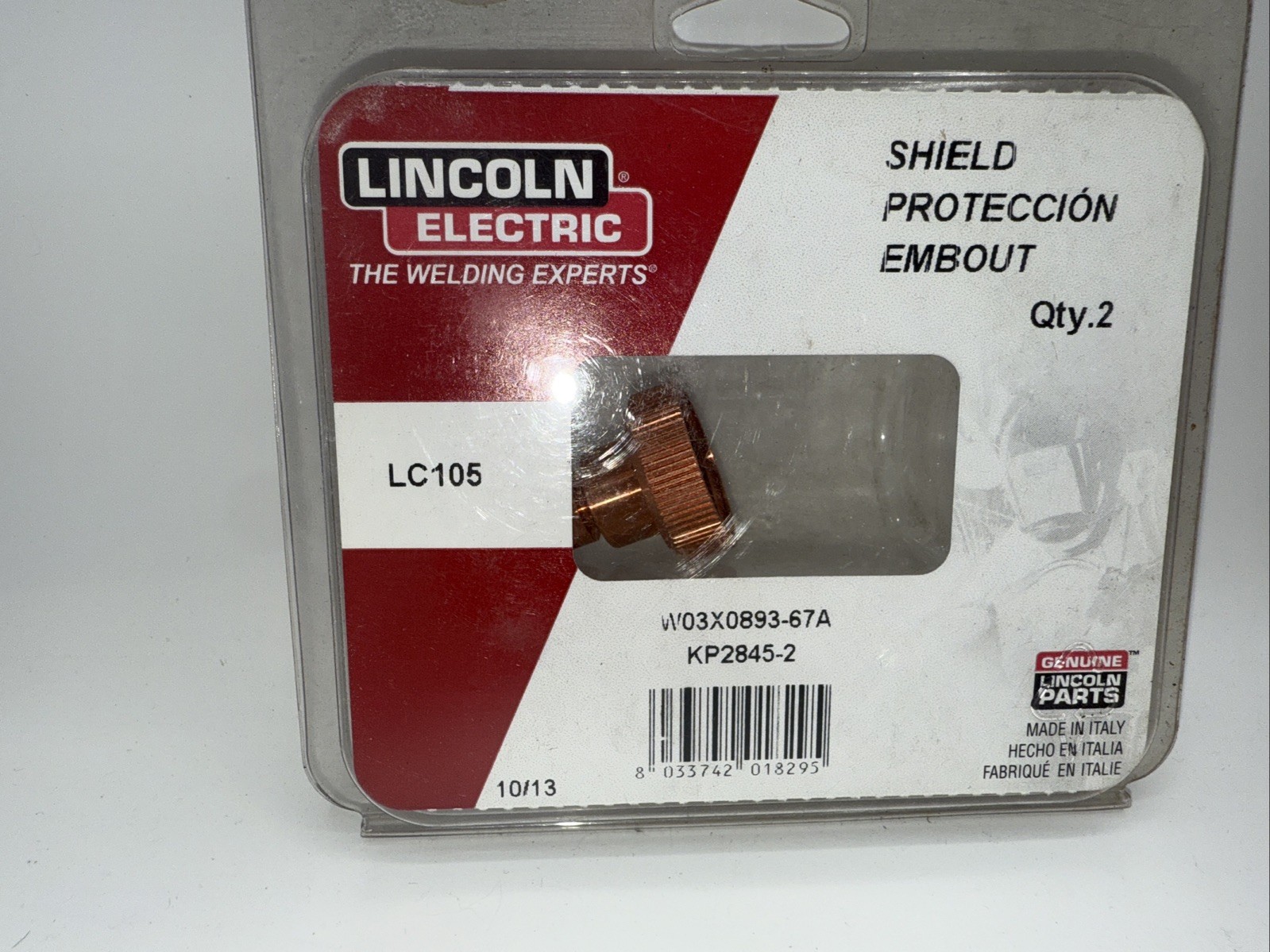 Genuine Lincoln Electric KP2845-10 KP2845-2 Retaining Cap Shield Tomahawk LC105